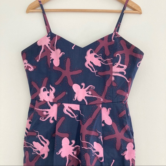 leonard st. Pants - Leonard St. Jumpsuit - Octopus Starfish Print